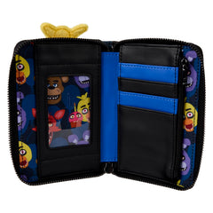 Loungefly FNAF wallet interior with card slots and ID window.