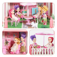 LOVE LIFE four dolls set enables family and friend role-play.