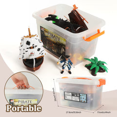 LOVE LIFE pirate cannons and ship set for imaginative battles.