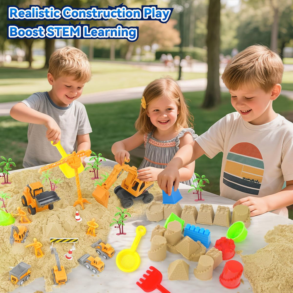 Love&Mini molds and trees enhance pretend building scenes and scenery.