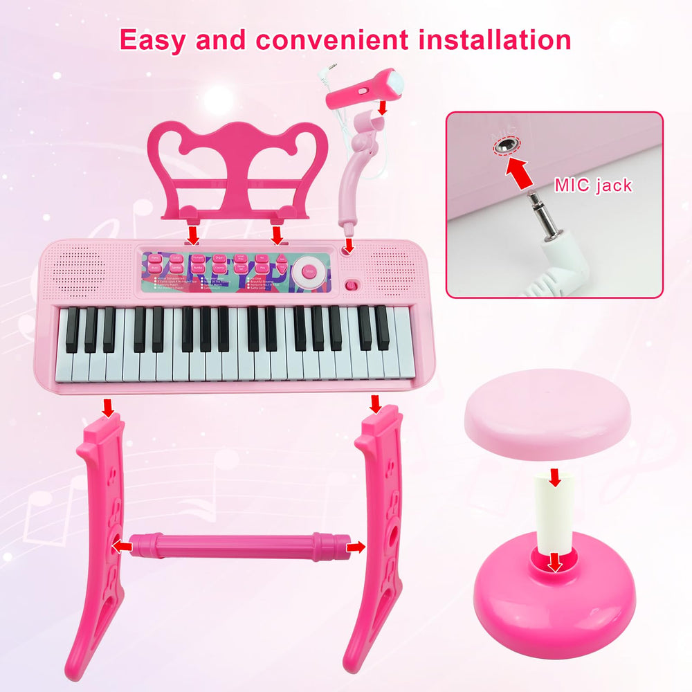 Love&Mini portable keyboard detaches for travel and classroom use