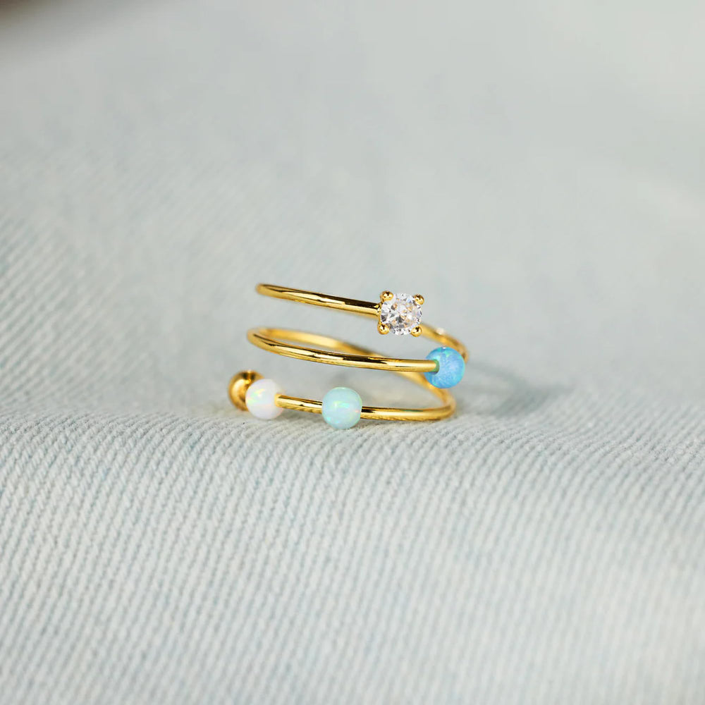 S925 sterling silver base with nickel-free plating safe for sensitive skin.