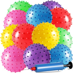 LOVEINUSA bouncy ball knobby 5-inch spikes for tactile sensory play and focus.