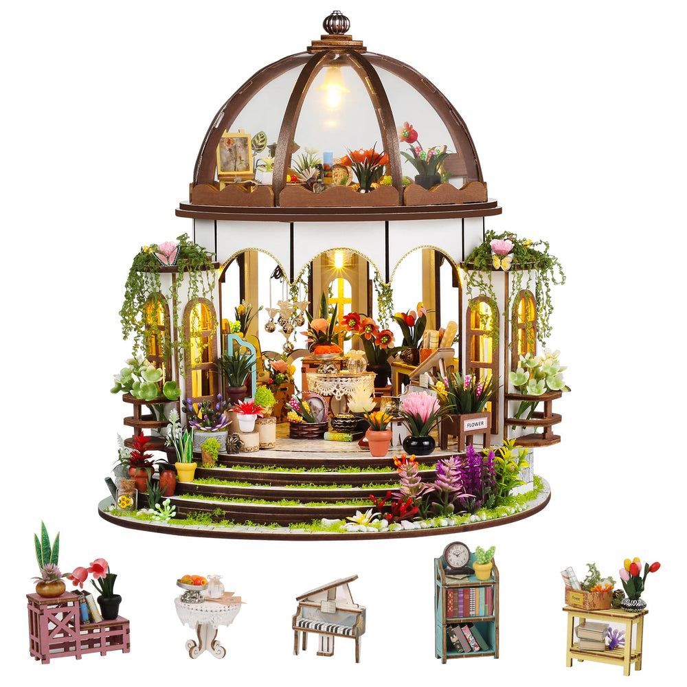 Lovelyhome DIY miniature house kit with cozy, display-ready design