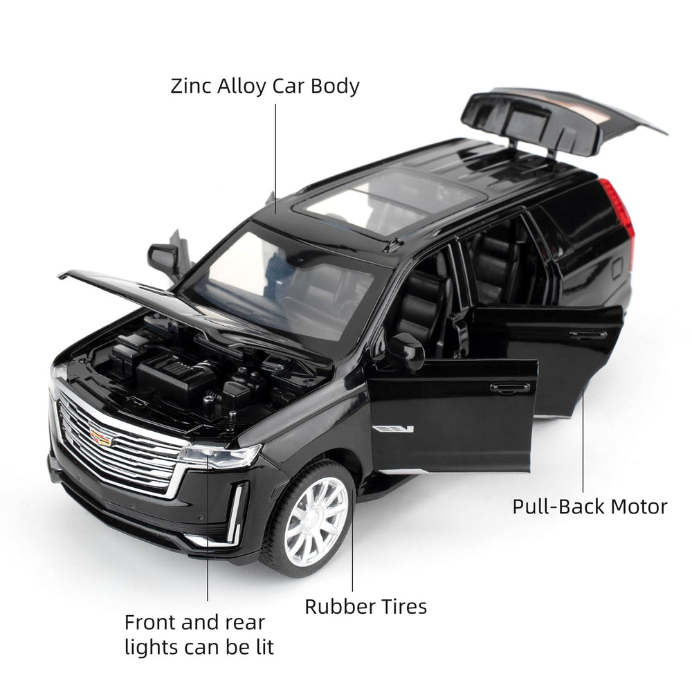 LovePosely Escalade model rear view captures authentic design with functional parts.