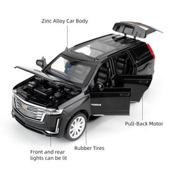 LovePosely Escalade model rear view captures authentic design with functional parts.