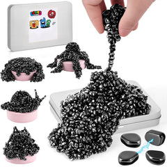 LovesTown 1100pcs magnetic beads stored in a compact box for quick access.