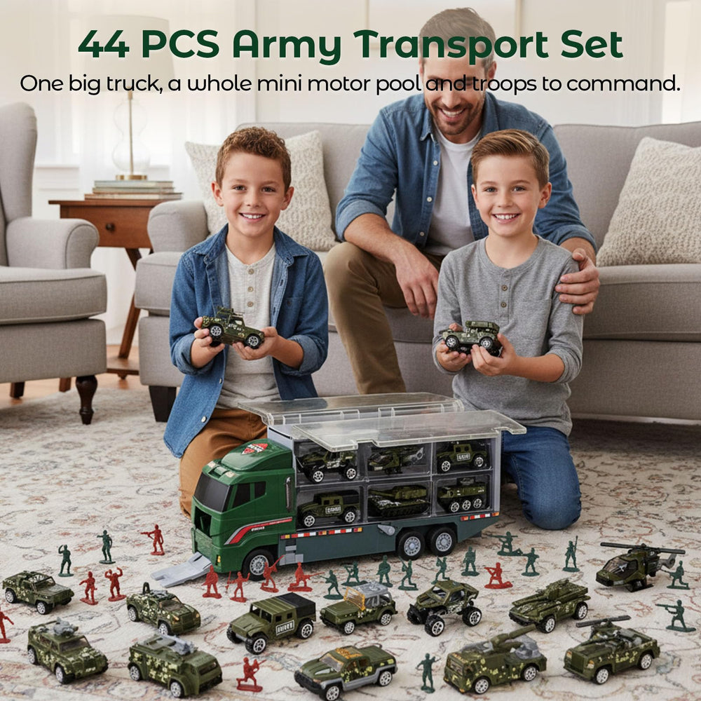 LovesTown 13 military vehicles for varied patrols and missions.