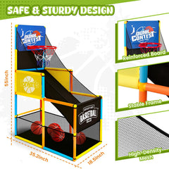 LovesTown rebound net enables fast, continuous play after each shot.