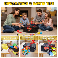 LovesTown Balloon Pop Box kid-friendly setup for party moments.