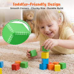 LovesTown magnets create sturdy towers for creative construction sessions