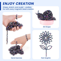 LovesTown rainbow beads suitable for stress-relief kneading and focus