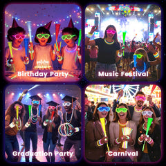 LovesTown LED glow-sticks illuminate outdoor events and dance floors vividly.