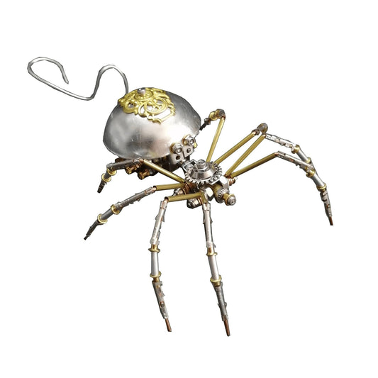 Lovewenying steampunk long-tailed spider model for display and hands-on learning.
