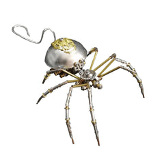 Lovewenying steampunk long-tailed spider model for display and hands-on learning.