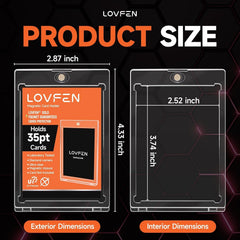 Lovfen two-piece magnetic closure keeps cards sealed and accessible.