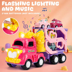 Lovinkiki 6 mini push cars included for smooth rolling on floors and carpets