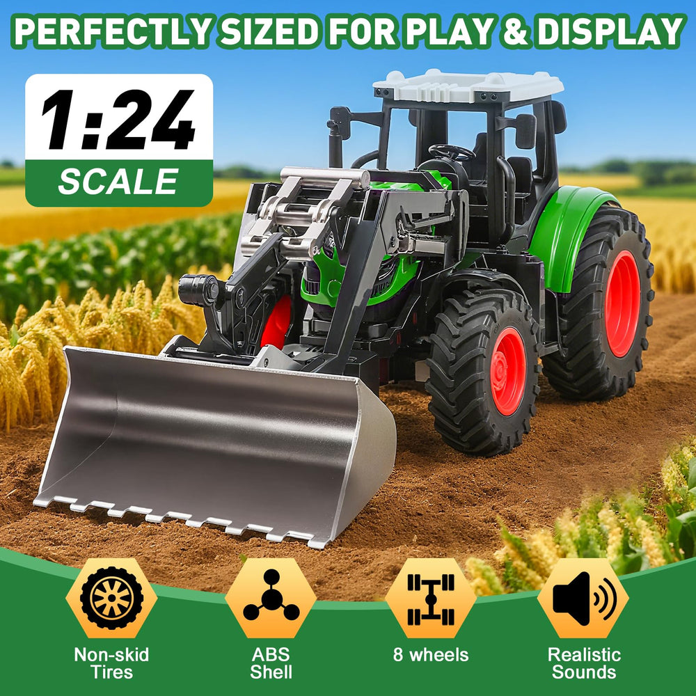 Lovinkiki tractor toy designed for indoor and outdoor exploration and imaginative farming play