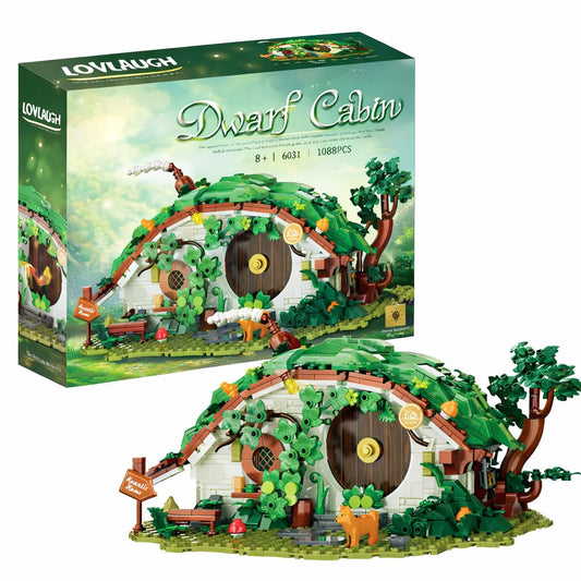lovlaugh Bag End hole model – 1088-piece build for display.