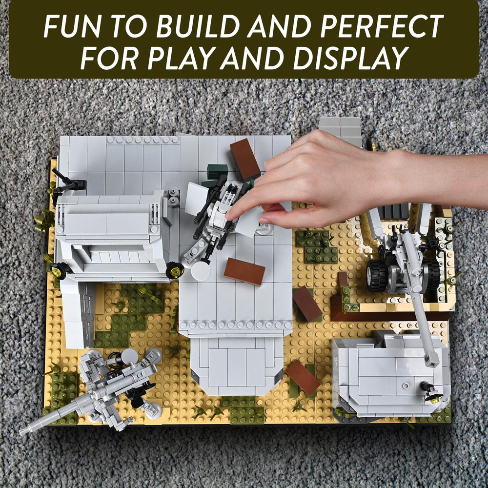 lovlaugh Desert Military Fortress hinged doors create dramatic entry and exit moments