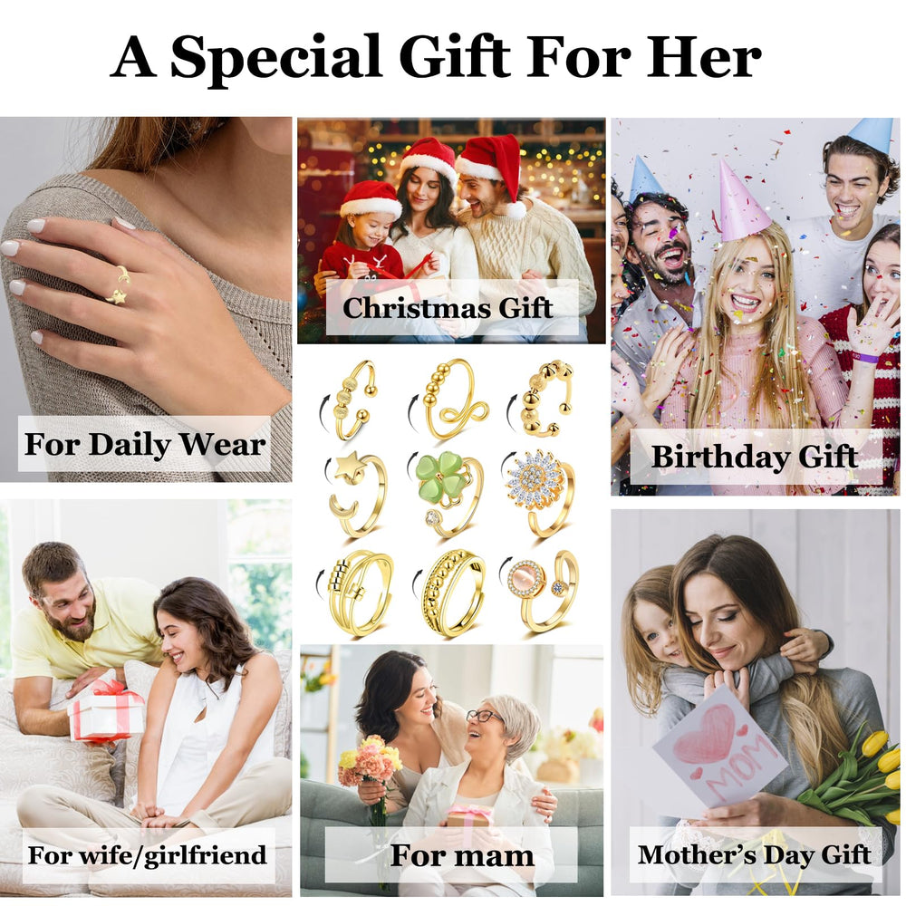 LOWNOUR gift box set of nine pieces ready for gifting