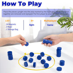 Loymoup magnetic chess magnets close-up highlighting sturdy pieces on uneven surfaces