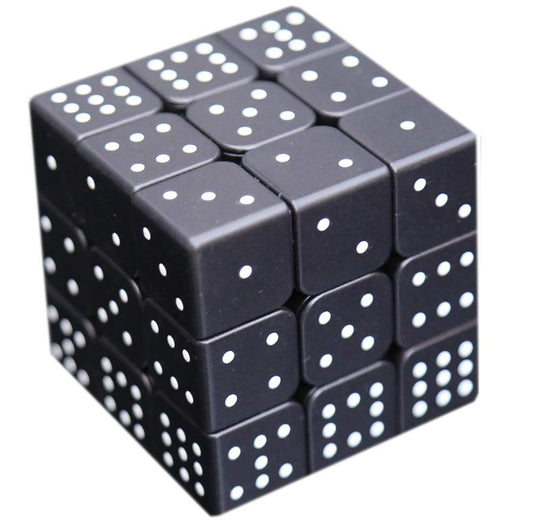 loyoe jewelry 3x3x3 cube with braille embossing for tactile reading and problem solving