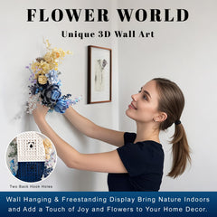 Loyratche blue rose detail emphasizes vivid color and realistic petals.