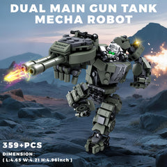 Loyratche destroy warrior mech figure with weapons showcases dynamic poseability for action-ready displays.