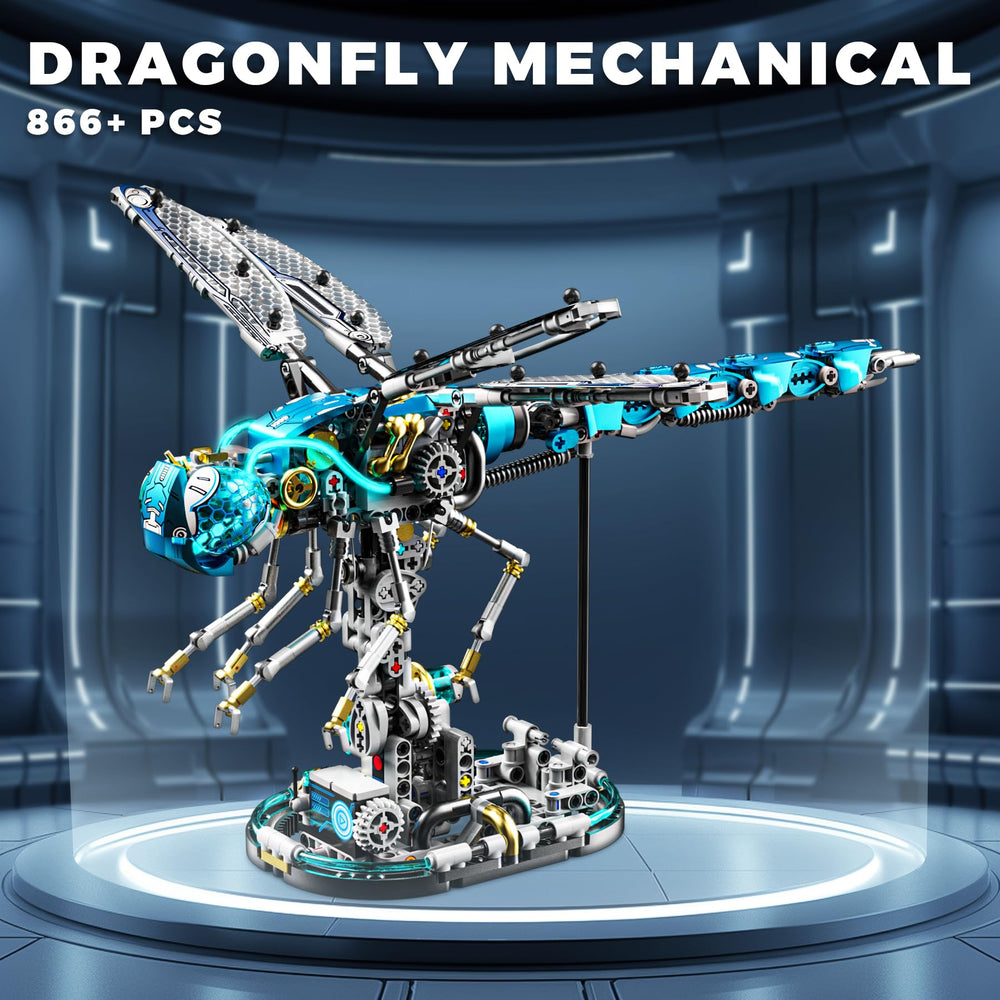 Loyratche 866-piece dragonfly kit supports expandable creativity and hybrid builds.