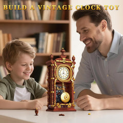 Loyratche Vintage Swing Clock pendulum action visible through the window