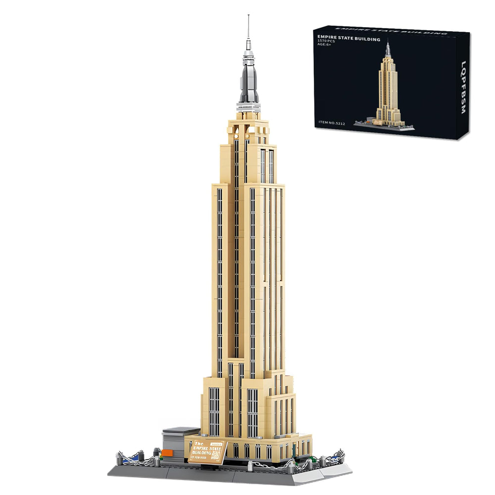 LQPFBSM Empire State model front view for display and learning