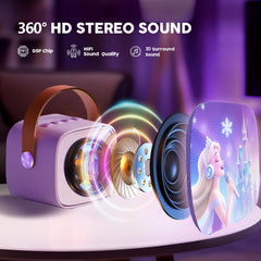 lrjrizzo karaoke with LED lighting that pulses to the music