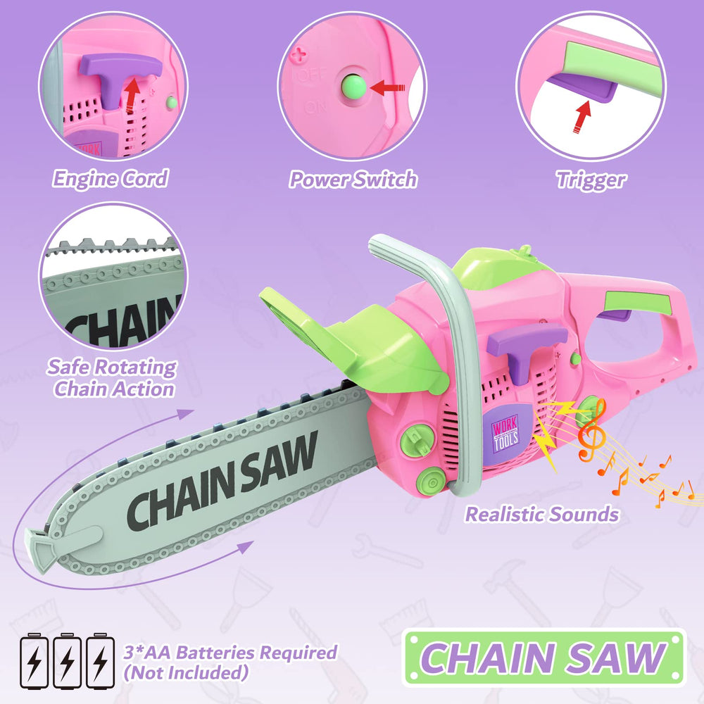 LSCLCIN toy jigsaw offers realistic sounds to boost immersive construction play.