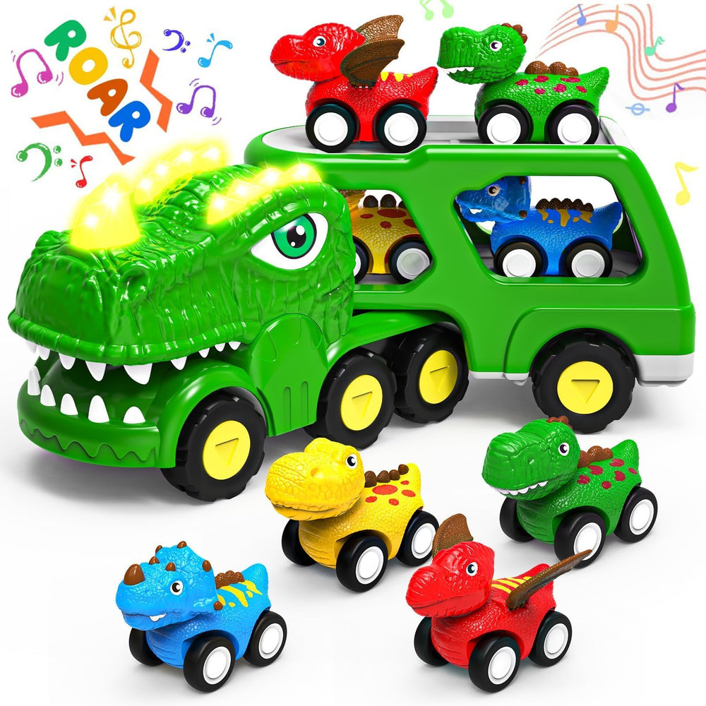 Lshfjnd dinosaur transport truck ready for imaginative play and adventures