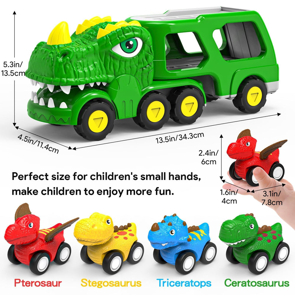 Lshfjnd Triceratops mini car designed for safe, quick play