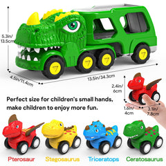 Lshfjnd Triceratops mini car designed for safe, quick play