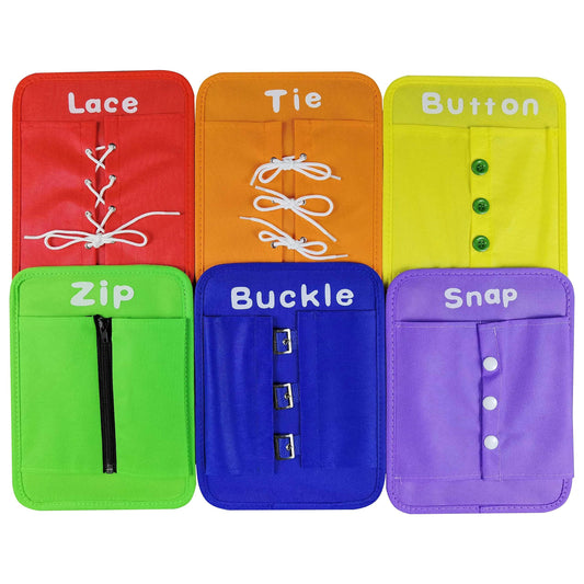 LST LISKTO dress learning board zip practice enhances fine motor skills for kids.