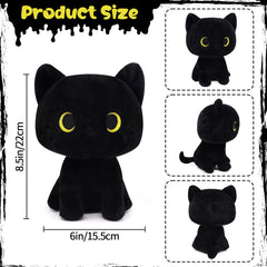 LSYDCARM huggable plush cat resting on sofa for cozy decor