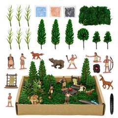 Lucipaw canoe figurine scene for imaginative play and history learning.