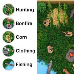 Lucipaw wildlife miniatures add authentic detail to nature displays.