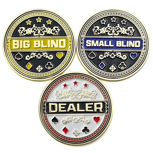 Luck Lab dealer-button 1.75 inch: easy at-a-glance identification for smoother play.