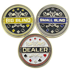 Luck Lab dealer-button 1.75 inch: easy at-a-glance identification for smoother play.