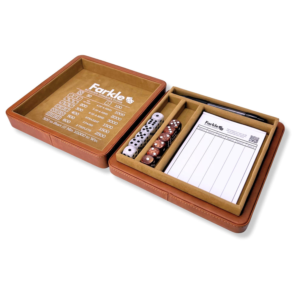 Luck Lab pen holder and dice storage keeps essentials handy during play.