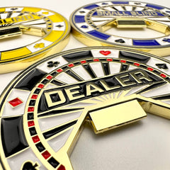 Luck Lab poker-weight markers help stabilize cards during play
