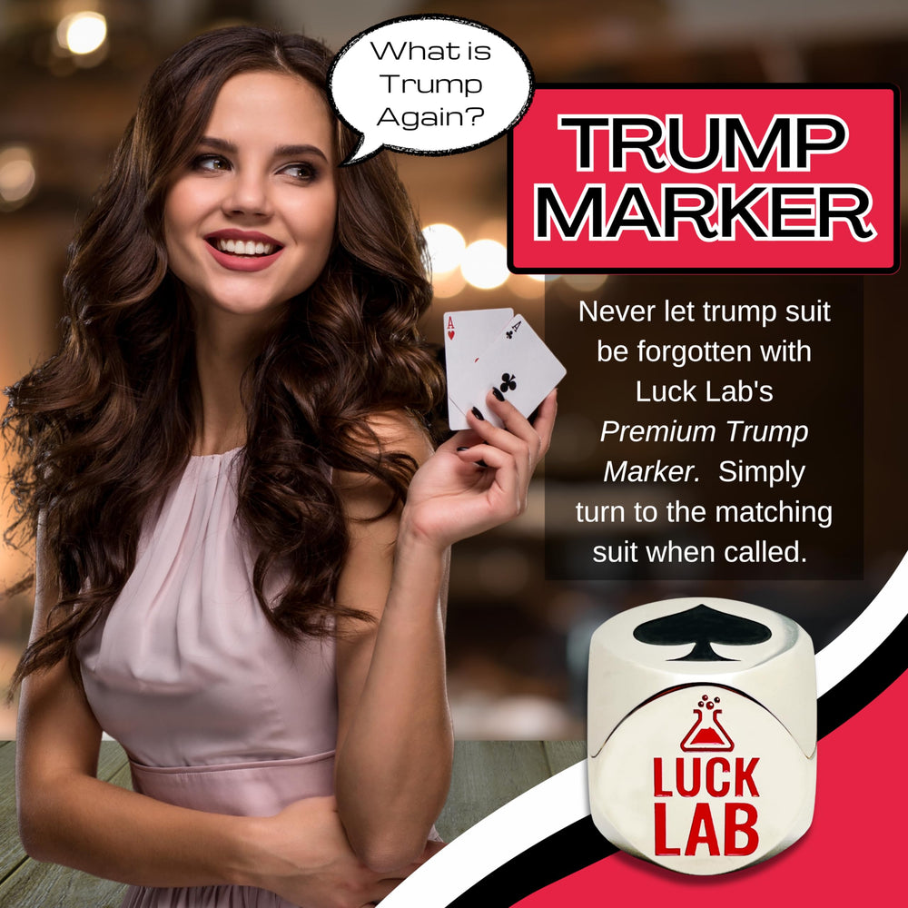 Luck Lab Trump Marker silver chrome closeup highlights polished chrome finish.