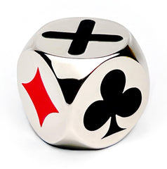 Luck Lab Trump Marker silver with durable chrome finish for long-lasting use.