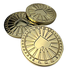 Luck Lab small-blind-button 1.75 inch keeps small blind visible at all times.