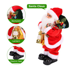 Luckit Santa backpack detail adds charming holiday flair.