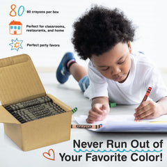 Lucky Art Crayonology black crayon for bold detailing and outlines